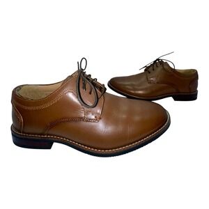 Nunn Bush Men's Westwood Flex Brown Leather Lace‎ Up Oxfords Shoes Mens Size 8 M